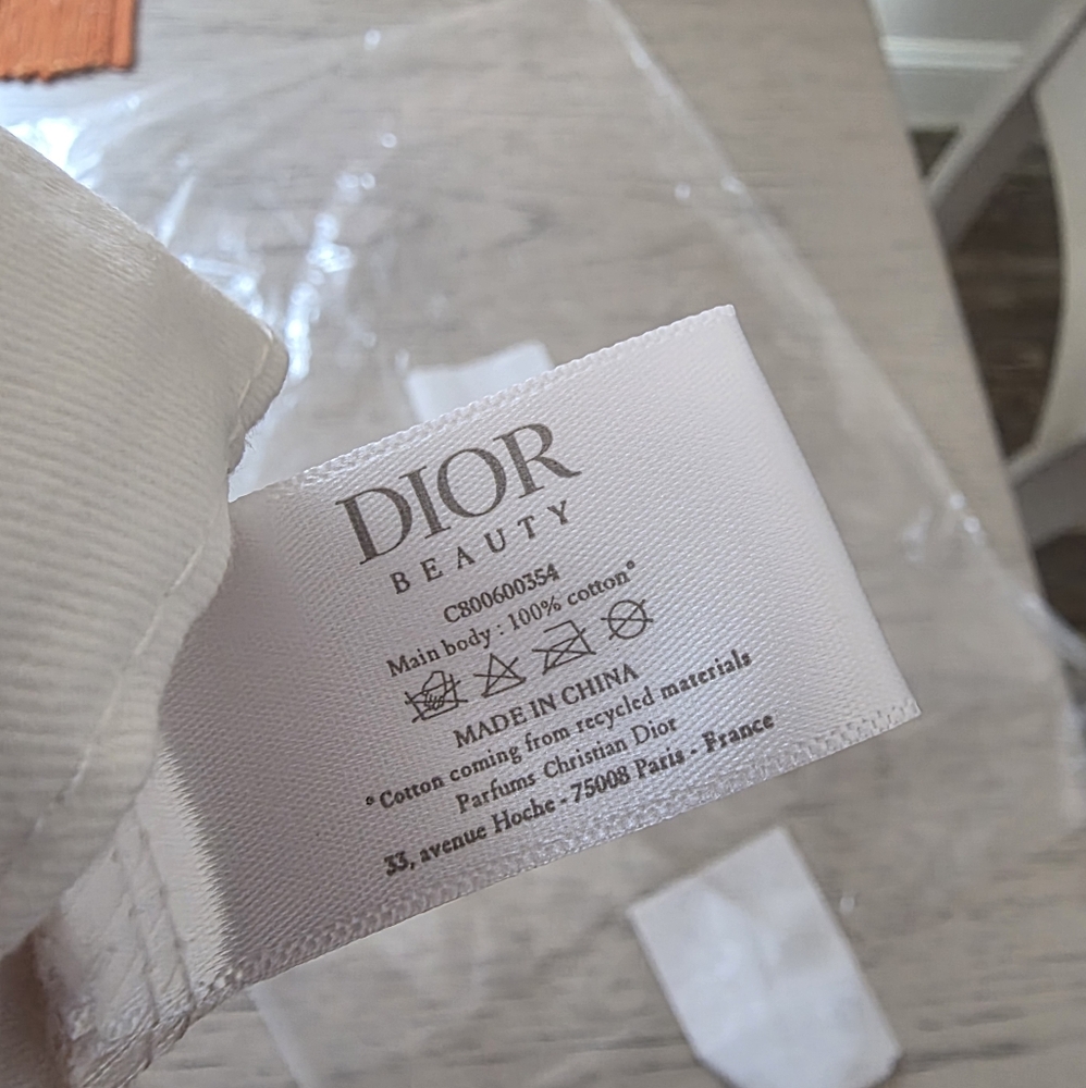 NWT Dior Toile De Jouy Beauty Line Canvas Tote! - Picture 5 of 7